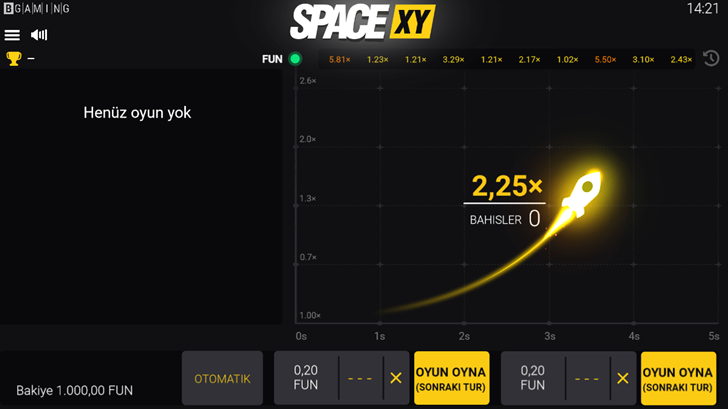 Space XY oyunu